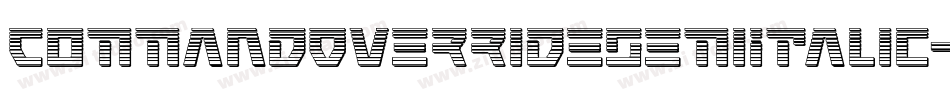CommandOverrideSemiItalic-w0nw字体转换