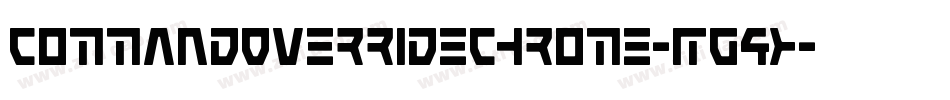 CommandOverrideChrome-Mg4x字体转换