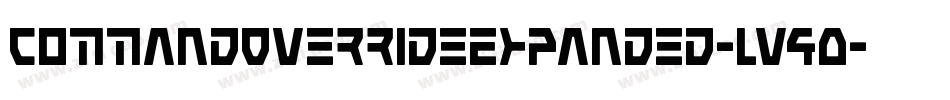 CommandOverrideExpanded-lv40字体转换