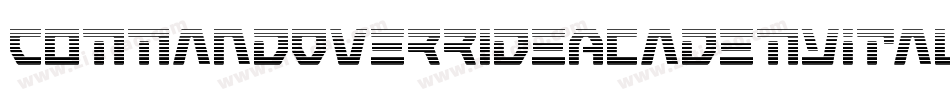 CommandOverrideAcademyItal-rLO9字体转换