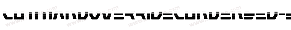 CommandOverrideCondensed-2pJw字体转换
