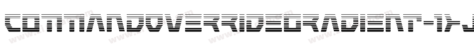 CommandOverrideGradient-1xJB字体转换