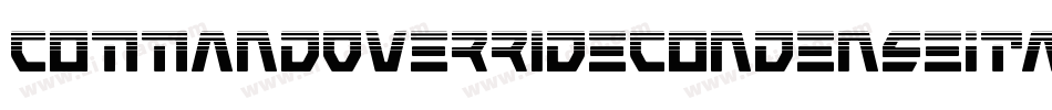 CommandOverrideCondenseItal-v9DD字体转换