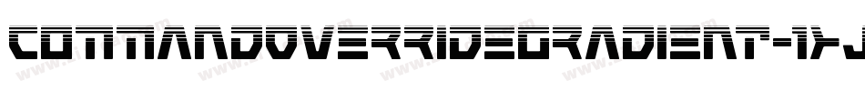 CommandOverrideGradient-1xJB字体转换