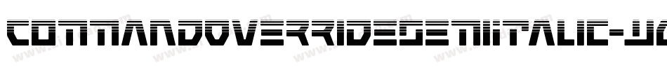 CommandOverrideSemiItalic-w0nw字体转换