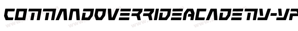 CommandOverrideAcademy-Yp18字体转换