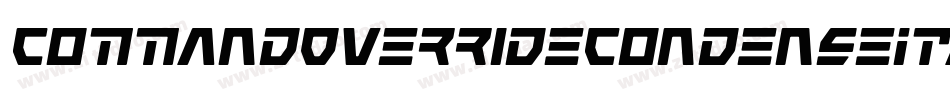 CommandOverrideCondenseItal-v9DD字体转换