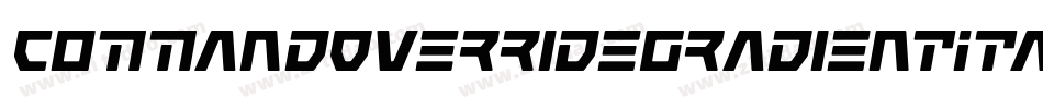 CommandOverrideGradientItal-RWE6字体转换