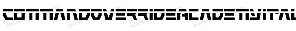 CommandOverrideAcademyItal-rLO9字体转换