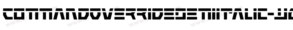 CommandOverrideSemiItalic-w0nw字体转换