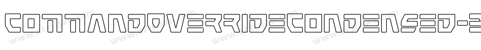 CommandOverrideCondensed-2pJw字体转换