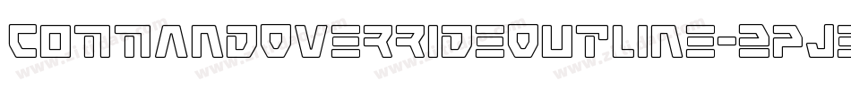 CommandOverrideOutline-2pJe字体转换