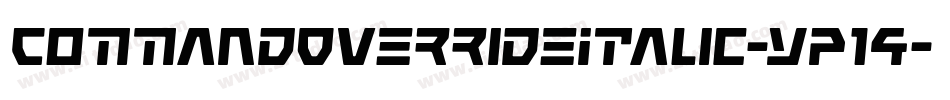 CommandOverrideItalic-Yp14字体转换