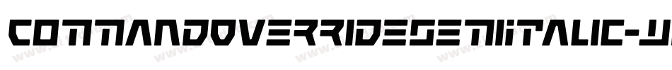 CommandOverrideSemiItalic-w0nw字体转换