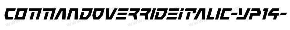 CommandOverrideItalic-Yp14字体转换
