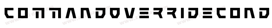 CommandOverrideCondenseItal-v9DD字体转换
