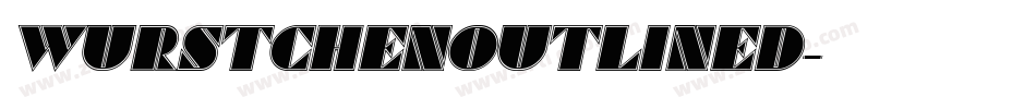 WurstchenOutlined字体转换