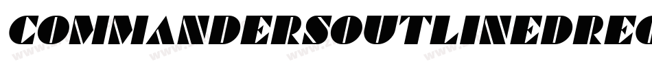 CommandersOutlinedRegular-1yX2字体转换