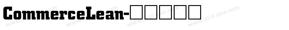 CommerceLean字体转换
