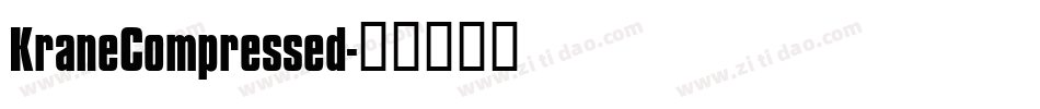 KraneCompressed字体转换