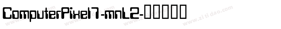 ComputerPixel7-mnL2字体转换