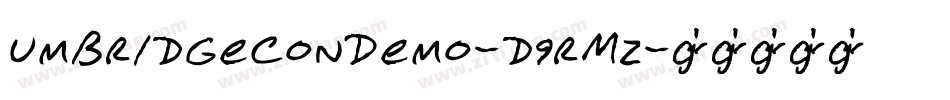 UmbridgeConDemo-d9rMZ字体转换