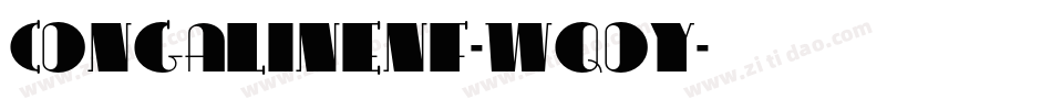CongaLineNf-WqoY字体转换