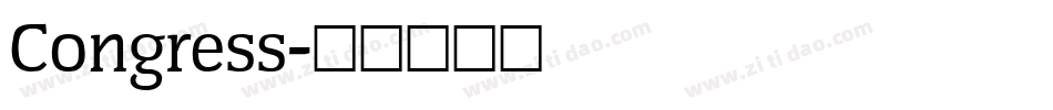 Congress字体转换