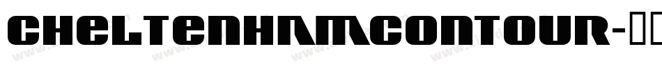 CheltenhamContour字体转换
