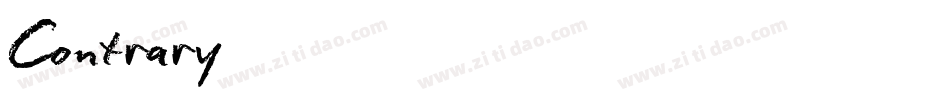 Contrary字体转换