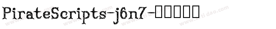 PirateScripts-j6n7字体转换