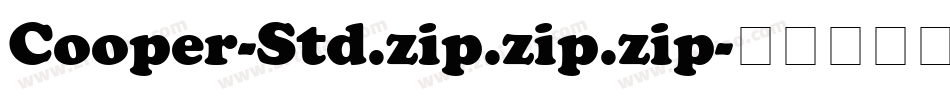 Cooper-Std.zip.zip.zip字体转换
