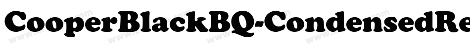 CooperBlackBQ-CondensedRegular字体转换