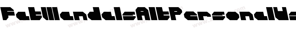 FatWandalsAltPersonalUse-6zVM字体转换