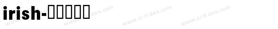 irish字体转换