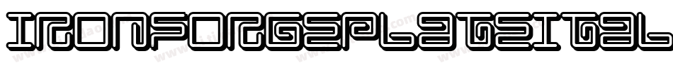 IronForgePlateItalic-qaA1字体转换