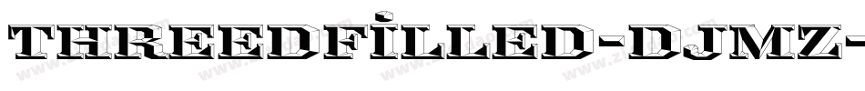 ThreedFilled-dJMZ字体转换