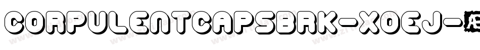 CorpulentCapsBrk-xOej字体转换