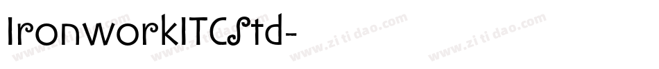 IronworkITCStd字体转换