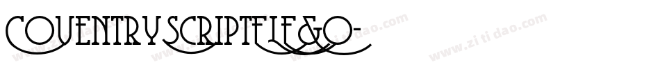 CoventryScriptFLF_0字体转换