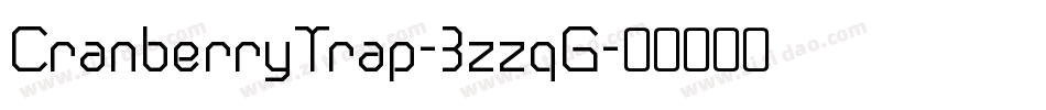 CranberryTrap-3zzqG字体转换