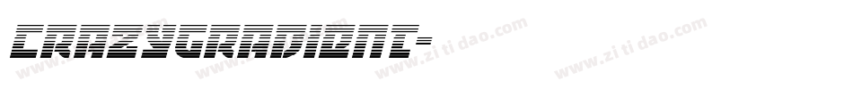 CrazyGradient字体转换