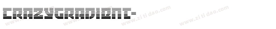 CrazyGradient字体转换