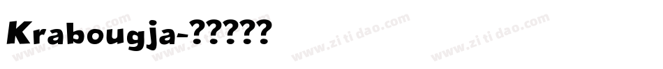 Krabougja字体转换