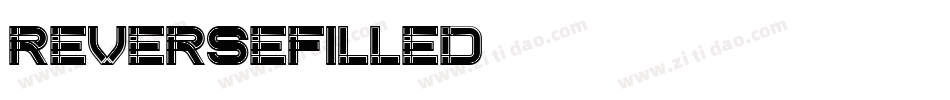 ReverseFilled字体转换