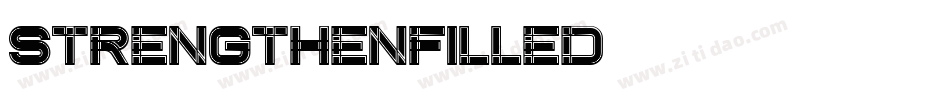 StrengthenFilled字体转换