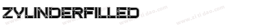 ZylinderFilled字体转换