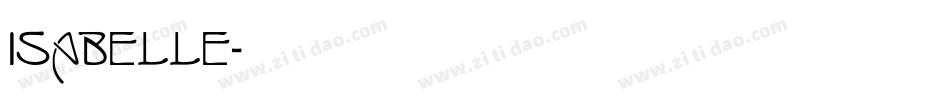 Isabelle字体转换