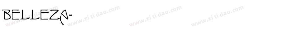 belleza字体转换