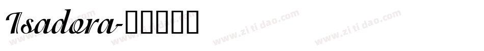 Isadora字体转换